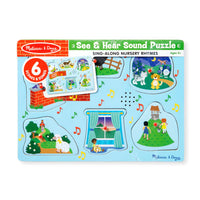 Melissa & Doug – See & Hear Sound Puzzle 6 Scenes & Songs