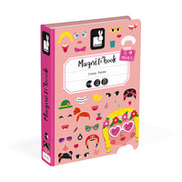 Janod - Girls Crazy Faces Magnetibook - Dreampiece Educational Store