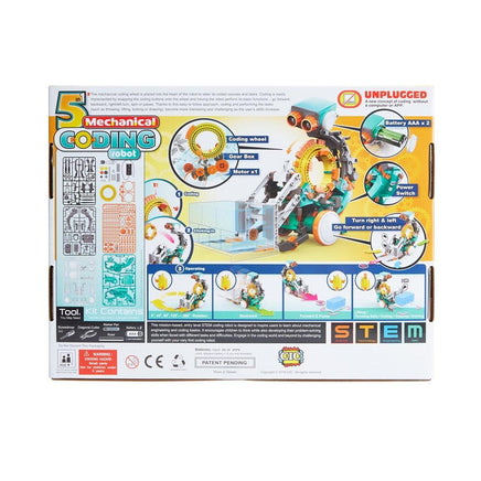 Johnco - 5 in 1 Mechanical Coding Robot - Dreampiece Educational Store