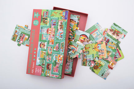 mierEdu Finger Maze Puzzle - ABC Town - Dreampiece Educational Store
