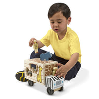 Melissa & Doug- Animal Rescue Shape Sorting Truck/ Wooden Play Set - Dreampiece Educational Store