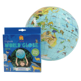 Tiger Tribe World Globe - Animals of the World 30cm