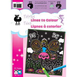 BUKI Fairies - Lines to Colour