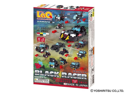 LaQ Hamacron Constructor BLACK RACER - 9 Models, 280 Pieces - Dreampiece Educational Store
