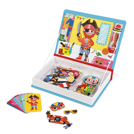 Janod - Boys Costumes Dress Up Magnetibook (2020 NEW)