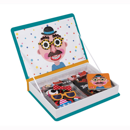 Janod - Boys Crazy Faces Magnetibook - Dreampiece Educational Store