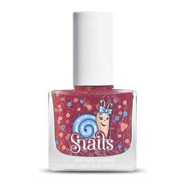Snails Candy Cane - Pinky Top coat with confetti!