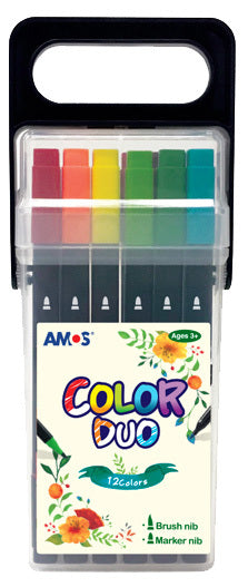 Amos Duo Colours 12 Pack Case - Dreampiece Educational Store