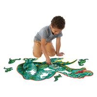 Peaceable Kingdom Floor Puzzle – Shiny Dinosaur
