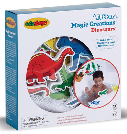 Edushape TubFun - Magic Creations: Dinosaurs (w/ Storage Net) - Dreampiece Educational Store