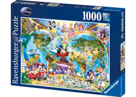 Ravensburger - Disney's World Map Puzzle 1000 pieces - Dreampiece Educational Store