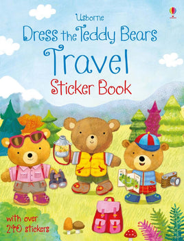 Dress the teddy bears travel sticker book - Dreampiece Educational Store