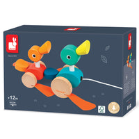 Janod - Duck Family Pull Along Toy