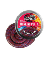 Crazy Aaron's - Eternal Flame Color Shock Thinking Putty boîte de 2"