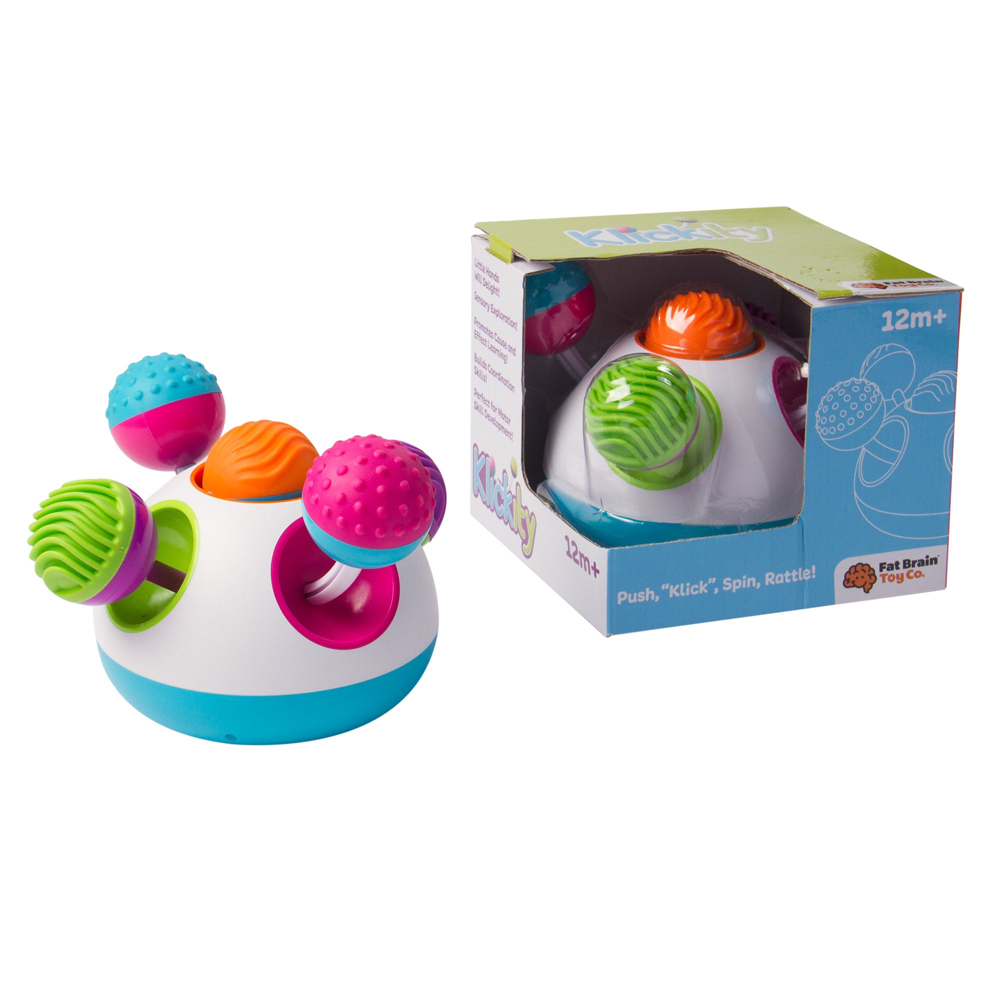 Sensory Exploration Fat Brain Baby Toys Fat Brain Toys Klickity