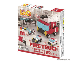LaQ Hamacron Constructor FIRE TRUCK - 4 Models, 170 Pieces - Dreampiece Educational Store