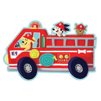 Peaceable Kingdom Floor Puzzle – Shiny Fire Truck Pup