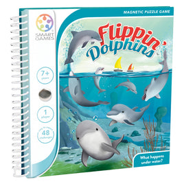 Smart Games: Flippin' Dolphins Magnetic Travel Games (2020 NEW!)