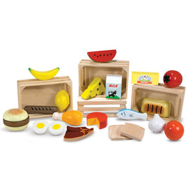 Melissa & Doug: Food Groups - Wooden Play Food - Dreampiece Educational Store