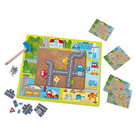 HABA- Geo Shape Tack Zap In Town - Dreampiece Educational Store