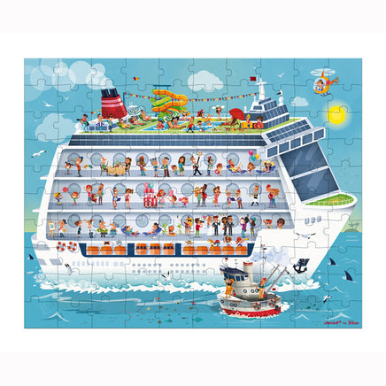 Janod - Cruise Ship Dual Suitcase Puzzles - Dreampiece Educational Store