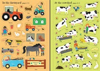 Usborne Little First Autocollants Ferme 