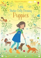 Usborne Little Sticker Dolly Dressing Puppies - Dreampiece Educational Store