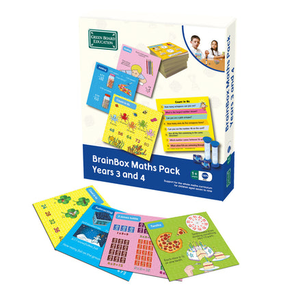 BrainBox Maths Pack Years 3 to 4 (Age 7-11) - Dreampiece Educational Store
