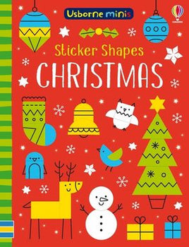 Usborne - Mini Books Sticker Shapes Christmas