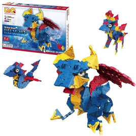 LaQ Mystical Beast Dragon - 5 Models, 260 Pieces
