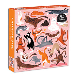 Galison Puzzle 500 pièces – Chats Namaste