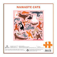 Galison 500 件电脑拼图 – Namaste Cats
