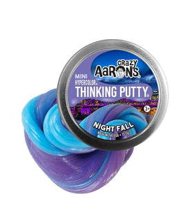 Crazy Aaron's Mini Hypercolor - Night Fall Thinking Putty 2" tin - Dreampiece Educational Store