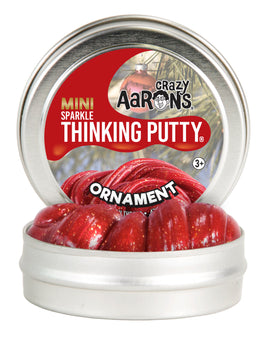Crazy Aaron's - Ornament Sparkle Thinking Putty 2" Tin - Dreampiece Educational Store