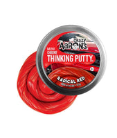 Crazy Aaron's - Radical Red Chrome Thinking Putty 2" tin