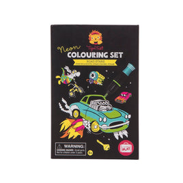 Tiger Tribe - Neon Colouring Set: Road Stars - Dreampiece Educational Store