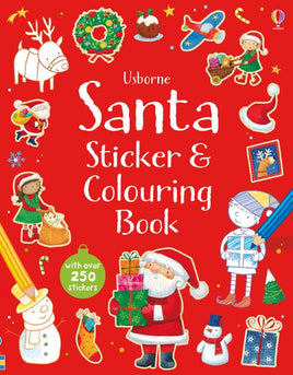 Usborne- Santa Sticker and Colouring Book - Dreampiece Educational Store
