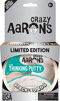 Crazy Aaron's - Oeuf moucheté (boîte de 4" Glow in the Dark Thinking Putty)