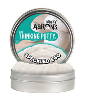 Crazy Aaron's - Oeuf moucheté (boîte de 4" Glow in the Dark Thinking Putty)