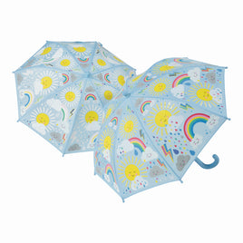 Parapluie à changement de couleur Floss &amp; Rock - Soleil et nuages ​​(NOUVEAU !)