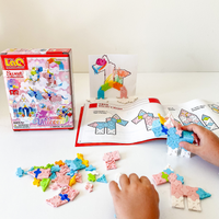 LaQ Sweet Collection UNICORN - 6 Models, 175 Pieces