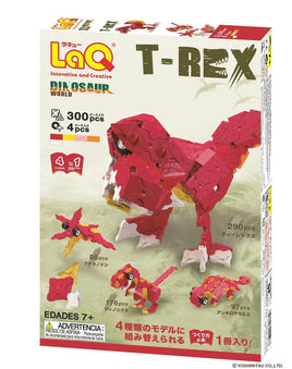 LaQ Dinosaur World T-REX - 4 Models, 300 Pieces - Dreampiece Educational Store