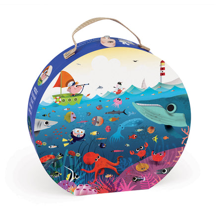 Janod - Underwater World Suitcase Puzzle - Dreampiece Educational Store