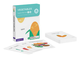 mierEdu Cognitive Flash Cards - Vegetables