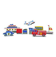 Melissa & Doug- Vehicles Chunky Puzzle 9 Pieces (#3725) - Dreampiece Educational Store