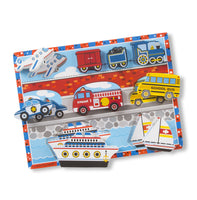 Melissa & Doug- Vehicles Chunky Puzzle 9 Pieces (#3725) - Dreampiece Educational Store