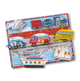 Melissa & Doug- Vehicles Chunky Puzzle 9 Pieces (#3725) - Dreampiece Educational Store
