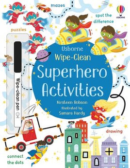 Usborne's Wipe-clean Superhero Activities