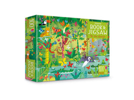 Livre et puzzle Usborne - Dans la jungle 