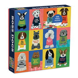 Galison Puzzle 500 pièces – Chiens Boss